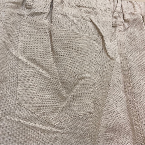 NWT Just Living Linen Beige Pants - Picture 5 of 6